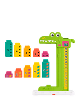 Stackable Number Block Learning Toy for Early Math Skills with Alligator Feeding Action