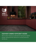 AEG NDV8761CB 60cm chimney cooker hood - British product