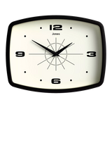 Jones Clocks Movie Retro Analogue Wall Clock 25cm