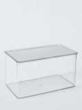 John Lewis clear plastic storage box with lid, UK version