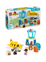 Toddler Airport Playset with Movable Airplane and Figures for 2+ Years