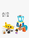 LEGO DUPLO airport playset for toddlers with figures and airplane, UK version