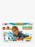 LEGO DUPLO airport playset for toddlers with figures and airplane, UK version