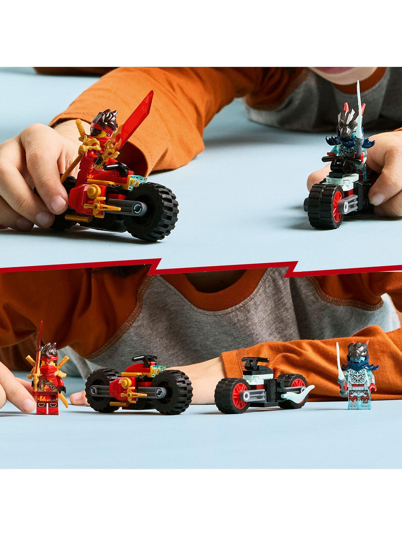 Lego NINJAGO Kai's Motorcycle Speed Race building set, UK version