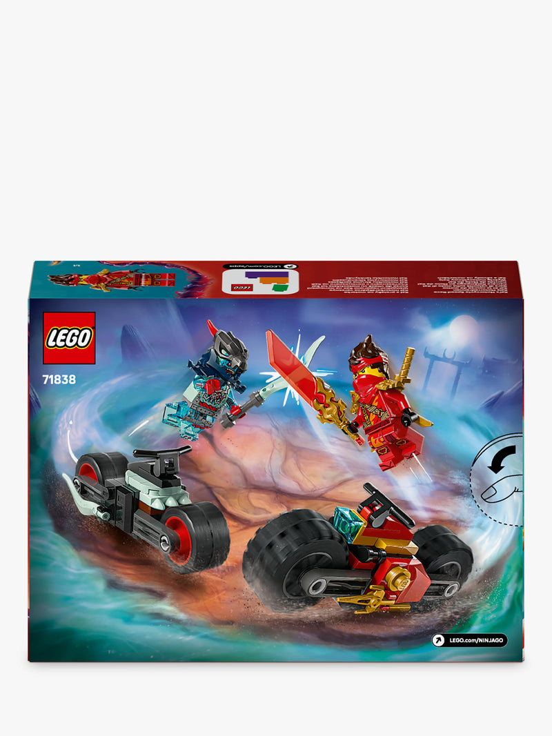 Lego NINJAGO Kai's Motorcycle Speed Race building set, UK version