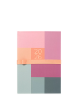 Letts Gradient Week to View 2026 Diary Rose A5