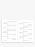 Letts A5 La Belle Week to View 2026 Diary, Vert