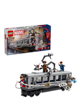Lego Marvel Super Heroes 76321 Spider-Man vs. Doc Ock Subway Train Scene Building Toy Set