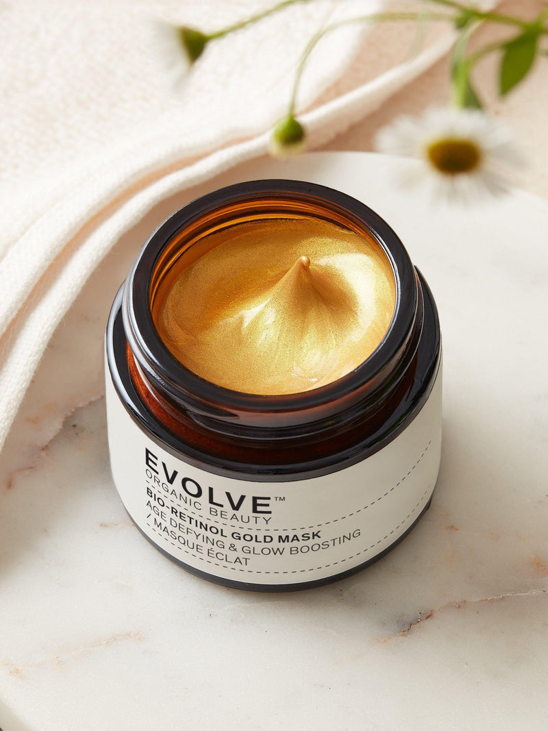 Evolve Organic Beauty Bio-Retinol Gold Face Mask - British product