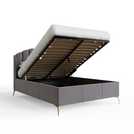 GFW Pettine Double Ottoman Bed Frame Grey, UK version
