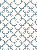 Westminster Trellis Design Wallpaper in Dusky Seaspray