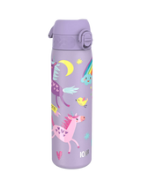 ION8 Unicorn Stainless Steel Leak-Proof Slim Water Bottle Lilac/Multi 600ml