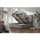 GFW Dakota Kingsize Ottoman Storage Bed in Grey, UK version