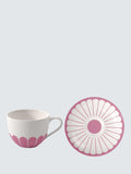 Villeroy & Boch porcelain coffee cup and saucer set, Cassis variant, 160ml (British brand)