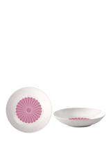 Villeroy & Boch Fleur Porcelain Pasta Bowl, Cassis, Set of 2, 24cm