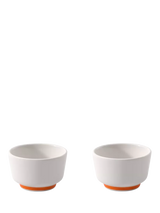 Porcelain Dip Bowl Set, 2 Pieces, 8cm, Geometric Pattern in Multi Colours