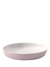 Porcelain Pasta Bowl with Raised Rim, 24cm, Multi-Color Design