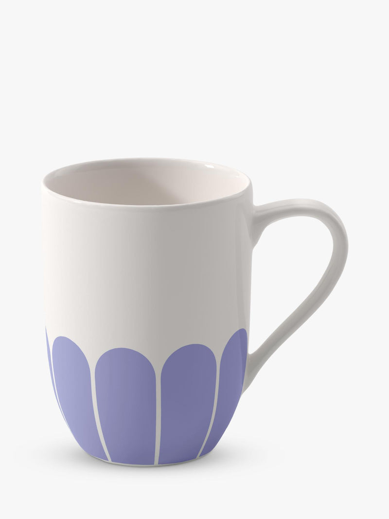Villeroy & Boch porcelain mug set with floral design, bleu, 290ml (British brand)