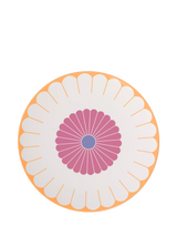 Porcelain Round Serving Platter with Floral Pattern, 31cm, Couleur