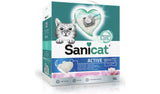 Sanicat Active White Lotus Flower cat litter 10L (British brand)