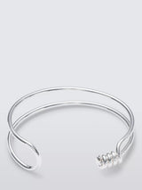 John Lewis Wrap End Double Band Cuff Bangle