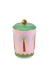 Eleanor Bowmer Electric Coast Palm Stoneware Storage Jar 800ml