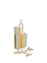 Peg Storage Organizer with 30 UV-Resistant Pegs and Storage Stand