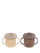 Baby Free Flow Cup with Soft Spout and Easy-Grip Handles, 200ml, Pack of 2