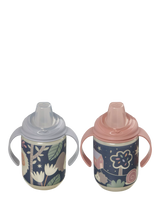 Glow in the Dark Easy Sipper Cup with Non-Spill Straw, 350ml, Pack of 2