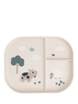 Done by Deer Tiny Farm Foodie Compartment Plate - Toddler Feeding Plate