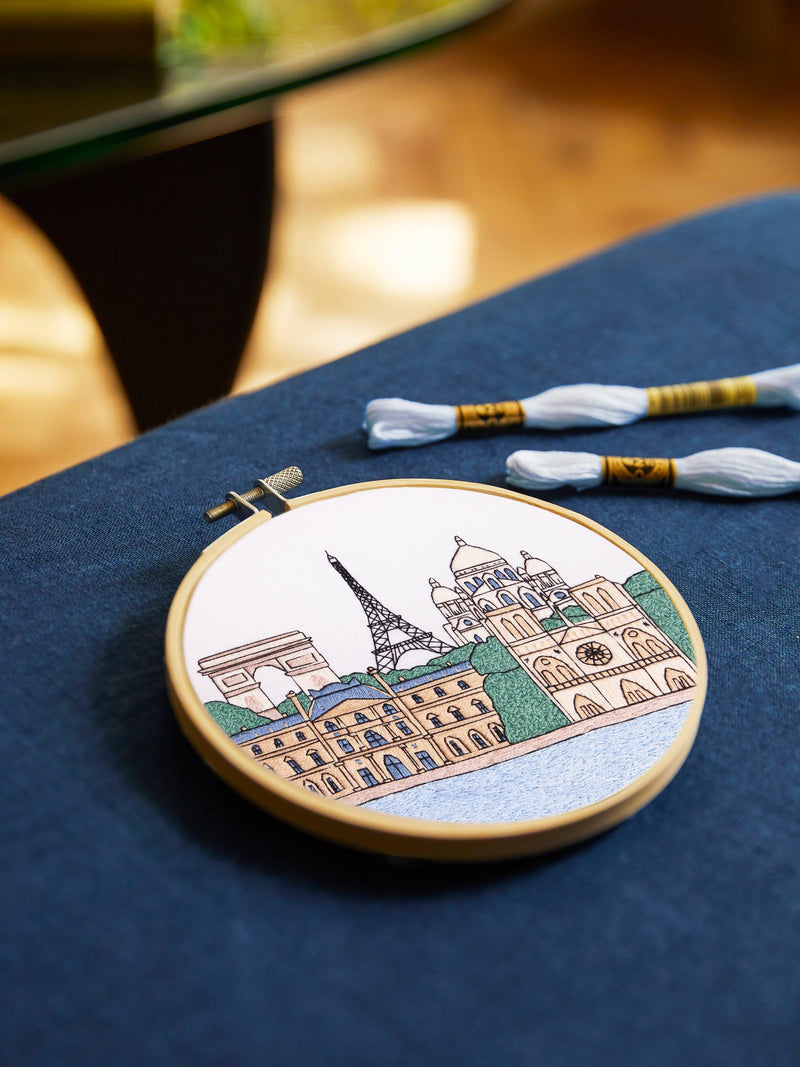 DMC Designer Collection Paris Skyline Embroidery Kit - British product