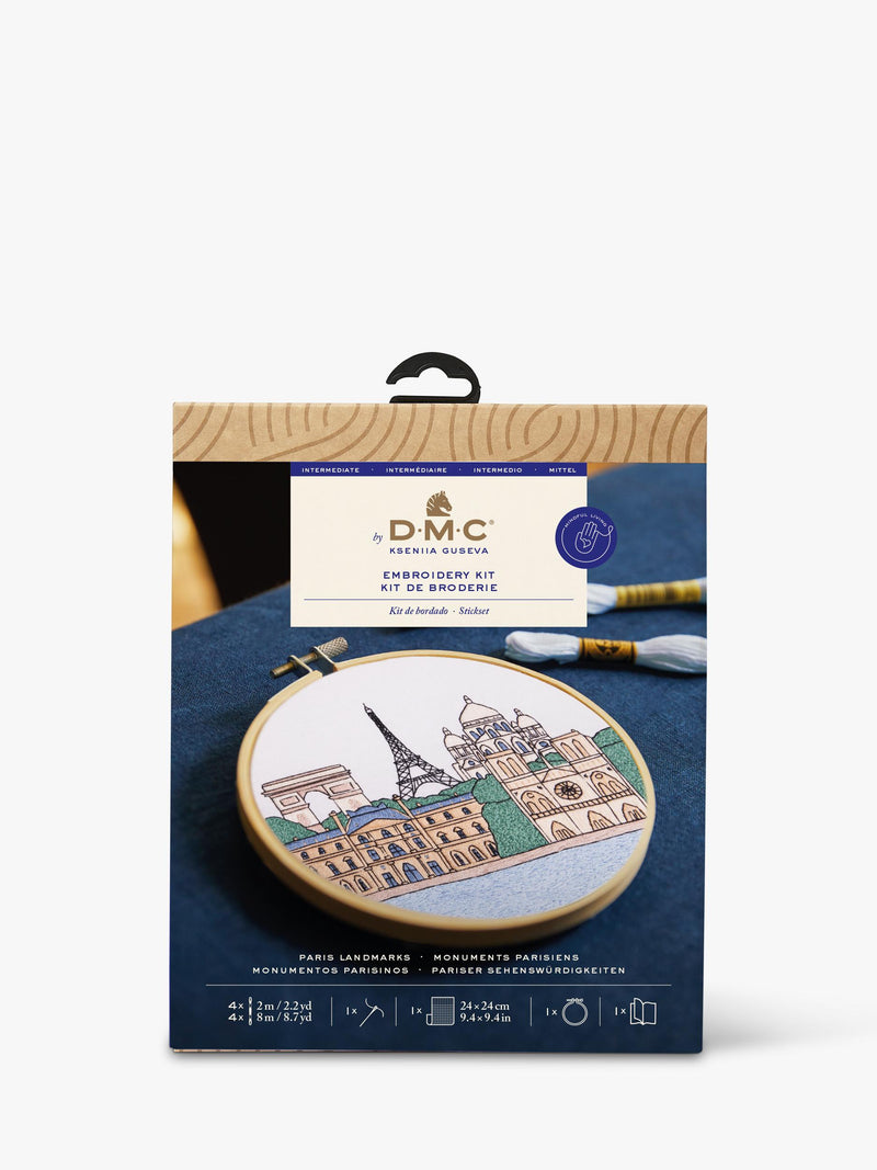 DMC Designer Collection Paris Skyline Embroidery Kit - British product