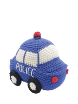 Police Car Crochet Kit with Pattern and 100% Cotton Yarn