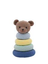Stacking Bear Crochet Kit with Cotton Yarn and Pattern