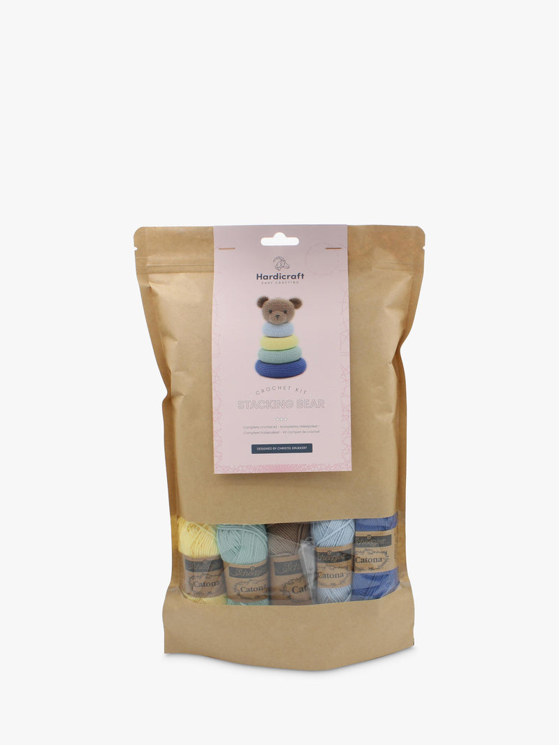 Hardicraft stacking bear crochet kit, UK version