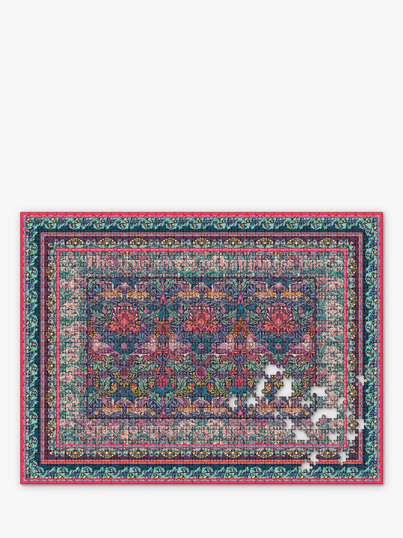 William Morris At Home Bird and Yare jigsaw puzzle, 1000 pieces (British brand)