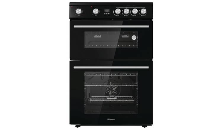 Hisense double oven electric cooker black 60cm, UK version