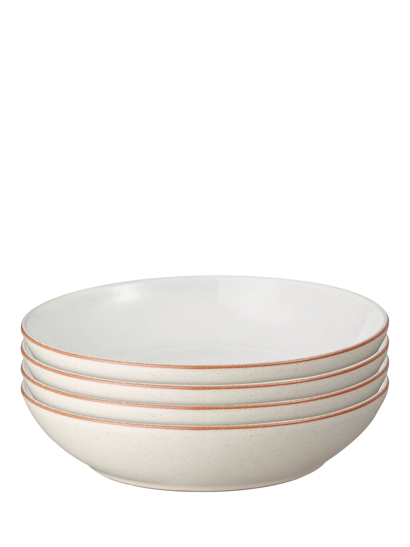 Denby stoneware pasta bowl set of 4 in Natural - British product