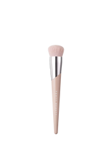Large Domed Kabuki Foundation Brush with Synthetic Bristles for Buffing and Stippling
