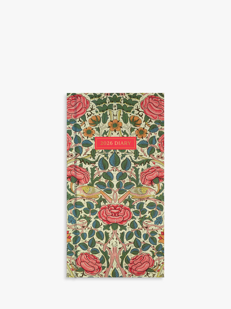 Slim Week-to-View 2026 Diary with Planners and Notes Sections