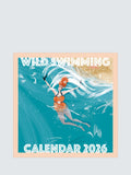 Wild Swimming 2026 Illustrated Wall Calendar