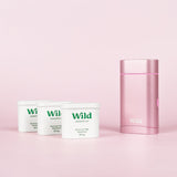 Wild Jasmine Mandarin Blossom Natural Deodorant Refills Starter Kit with Case
