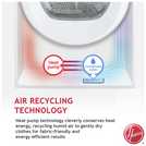 Hoover 10kg heat pump tumble dryer white, UK version