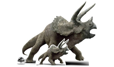 Star Cutouts Jurassic World Triceratops Cardboard Cutout Decoration 96x120x15cm