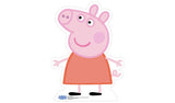 Peppa Pig Star Cutouts Cardboard Cutout Party Decoration H83xW61xD15cm