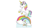 Rainbow Unicorn Cardboard Cutout Life Size Party Decoration 163cm Tall