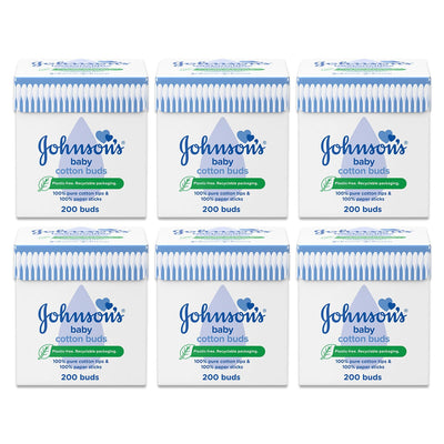 Johnson's Cotton Buds 6 x 200 Pack