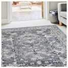Homemaker Traditional Grey Blush Short Pile Rug 80x150cm, UK version