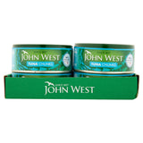 John West tuna chunks in brine 12 x 145g, UK version