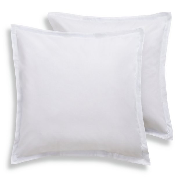 Habitat white pillowcase pair 65x65cm, UK version